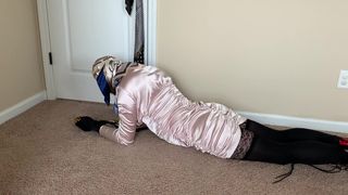 Crossdresser Selfbondage - Self bondage