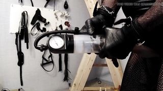 self bdsm sissyspb pumping chastity