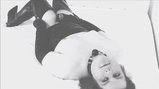 Leather Boots and Gloves