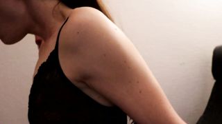 I'm his Submissive Wife I try a Deep Throat before getting Fucked Tied to the Chair