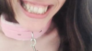 Hold my BDSM Collar Leash while I Pee! Pissing Toilet Slutty HAIRY Horny PAWG Camgirl needs our help