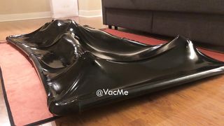 [VacMe] Vacbed Solo with Vibrator Struggle