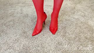 Holiday CBT CEI JOI with Mistress Clause Chubby Blonde Domme Christmas Xmas