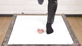 POV Cock Stomp and Cruel Cockcrush in Pumps with Shoejob and Cumshot | Era