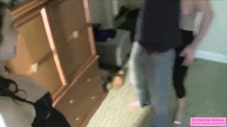 Teaching 18 Year old how to Ballbust (Best Amateur Ballbusting)