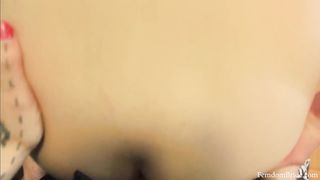 Femdom Pegging White Male Sissy in Ass