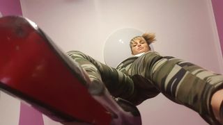 FEMDOM Play with Slave , Small Cock , Strapon, Facesiting