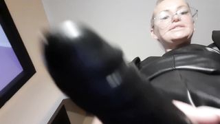 BDSM Game with my Sissy Slut , Cum Eating Instruction