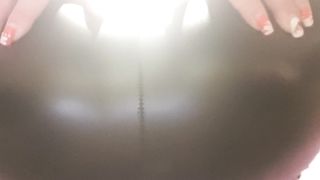 Domina in Latex Play with Slave , BDSM, Cum Eating Instruction