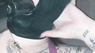 Wife Sucking the Fuck out of Sex Machine