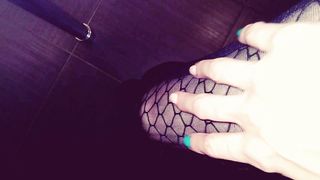 Beautiful Legs of a Russian Slut. Measure Tights. Feet Close up GinnaGg