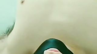 A Perverted Virgin Man Ejaculates with Face Sitting, Handjob, and Raw Sex by an Asian Beauty.