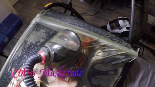 Miss Maskerade 2020 Vacbed Compilation Latex Couple in Full Rubber with Female Silicone Mask Part 3