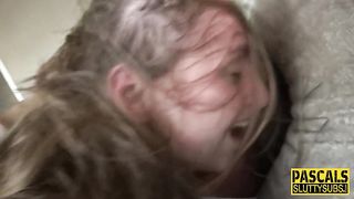 Bound and Gagged Teen Gets Whipped and Ass Fucked