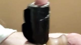 CBT: 100 Tacks Perforating my Cock until I Cum