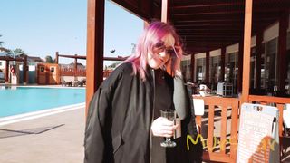 I tried to Rent a Girl in a Hotel, but she took everything into her own Han