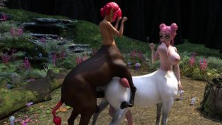Amy's Big wish - Centaur things Part 1 of 2 - Futanari Centaurs Princess Breeding Cartoon