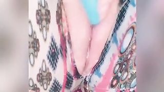 BBW Rips Open Leggings to Pour Hot Wax all over her Pretty Pussy and Orgasms Hard