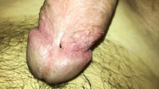 HOT WAX Handjob - Fat Pierced Cock - Prince Albert - Cum out of Piercing!