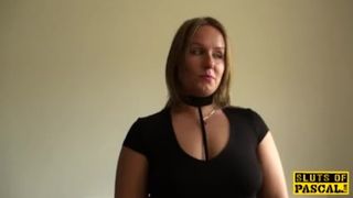 English Mature Subs Cunt Fingered by Maledom. Amateur BDSM