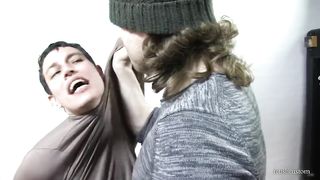 Maledom Interrogation Shirt Grabs