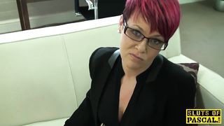 Redhead British sub Roughly Fucked