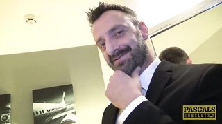 Pretty English Subslut Throated and Pussy Rammed Roughly