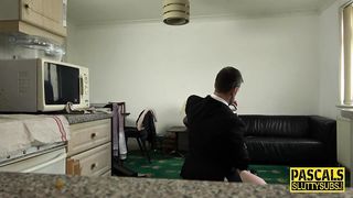 Ballgagged Submissive Teenager Gets Pounded