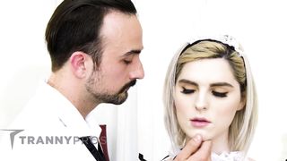 Hot Trans Maid Leads Guy to Cheat on Wife!