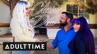 ADULT TIME Couple Gets into a Threesome with Real Estate Agent