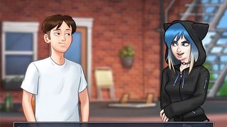 SummertimeSaga MASTURBATING a NICE TEEN SHEMALE- PART 121