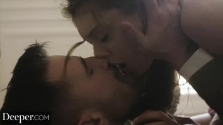 Deeper. Mischevious Elena Koshka Playfully Seduces her Friends Step-Father