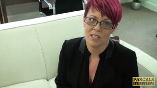 PASCALSSUBSLUTS - Short Haired sub Bree Branning Rides Dick