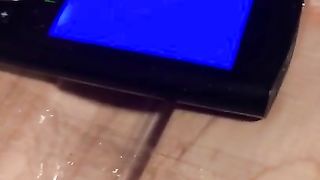 CBT: Purple Balls, Restrained Cock, TENS, and Hot Wax