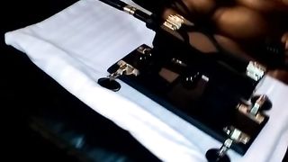 Playing with my Fucking Machine in my Kitty Panties