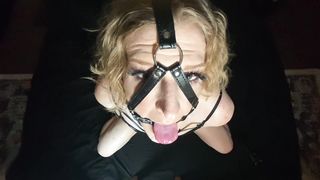 Cum Play with Oral Ring Face Gag