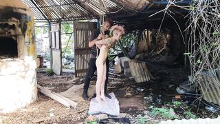 Shibari Session at Abandoned Place