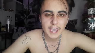 FTM DOM WITY BIG TITS DEGRATE YOU, DUBBLE PENETRANTION (ANAL) AND SQUIRTING