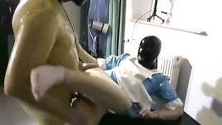 Sex Addict Fat Rubber Man Fucks a Young and Shy Horny Latex Slut - Part 2