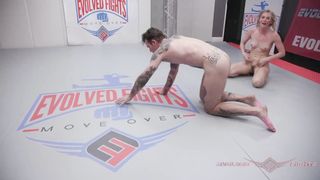 Mona Wales Mixed Nude Wrestling Sex Gets Face Fucked - EVOLVED FIGHTS