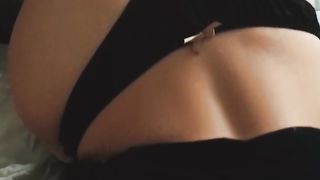 Hot Schoolgirl in Stockings doing Blowjob. Cumshot on Schoolgirl - WeMeRuRu