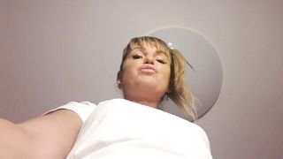 Play with Naughty Slave and him Small Clit