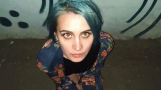 Russian girl public humilated