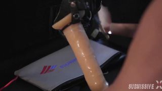 Submissive Secretary Ariel X Gets Shown who's Boss by Brandi Mae with a Strapon Fucking