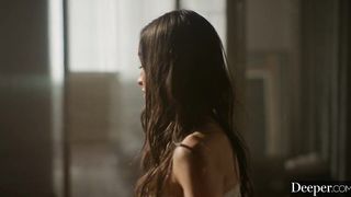 Deeper. Mistress Maitland pushes sub Emily to her limits