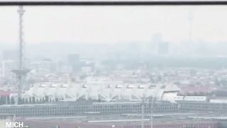 Bondage with tiny German girl in Public naked