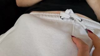 I tied him up and played with his cock