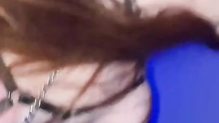 Redhead Suck & Fuck in Sexy Chain Lingerie