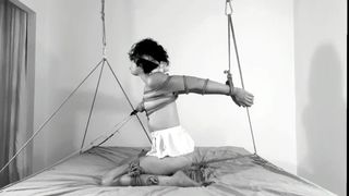 TITS Bondage & Crotch Rope: your Struggle makes you Cum HARDER