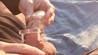 Outdoor Teasing. Enough, Maybe. let's go Home and Drain You. Femdom. Cum Denial. Chastity.